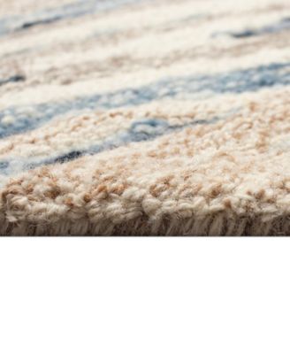 Liora Manne Savoy Big Wave Rug Collection In Blue