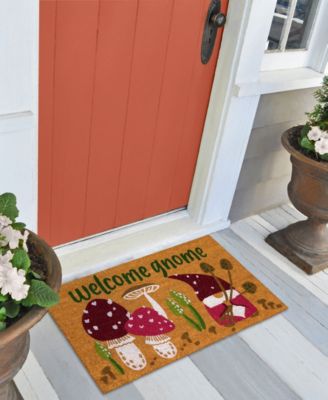 Natura Welcome Gnome 1'6"x2'6" Area Rug