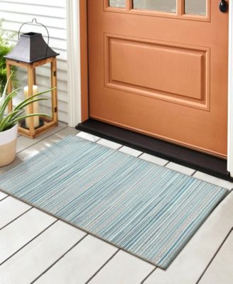 Miranda Tweed Stripe 2'x2'10" Area Rug