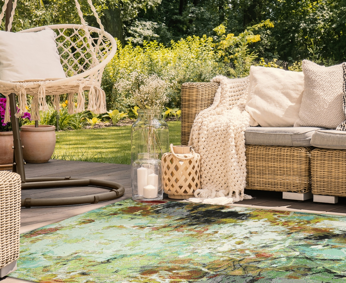 Liora Manne Marina Cirque 4'10"x7'6" Area Rug In Multi