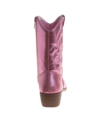 Little Kids and Big Kids Metallic Cowgirl Boots