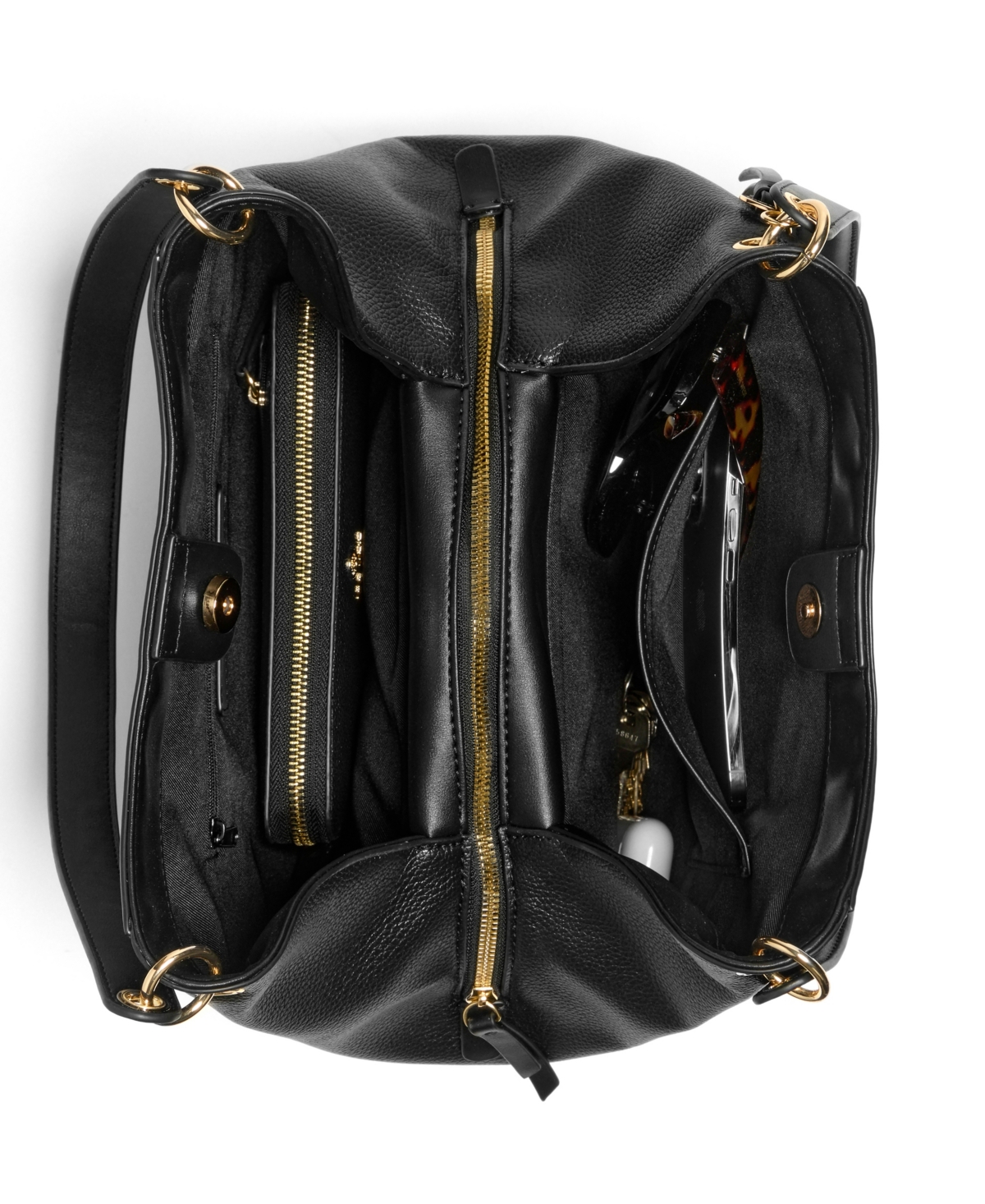 Nine West Meara Large Carryall Bag In Dark Black