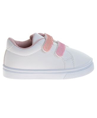 Toddler Little Girl Hook and Loop Casual Sneakers