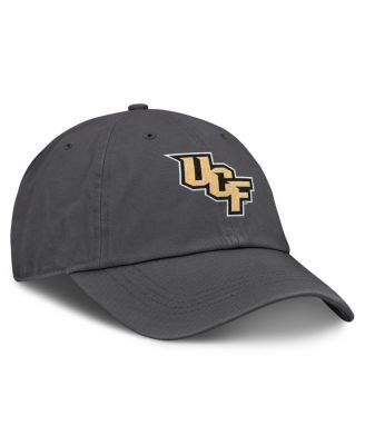 Men's Heather Charcoal UCF Knights Team Logo Washed Adjustable Hat
