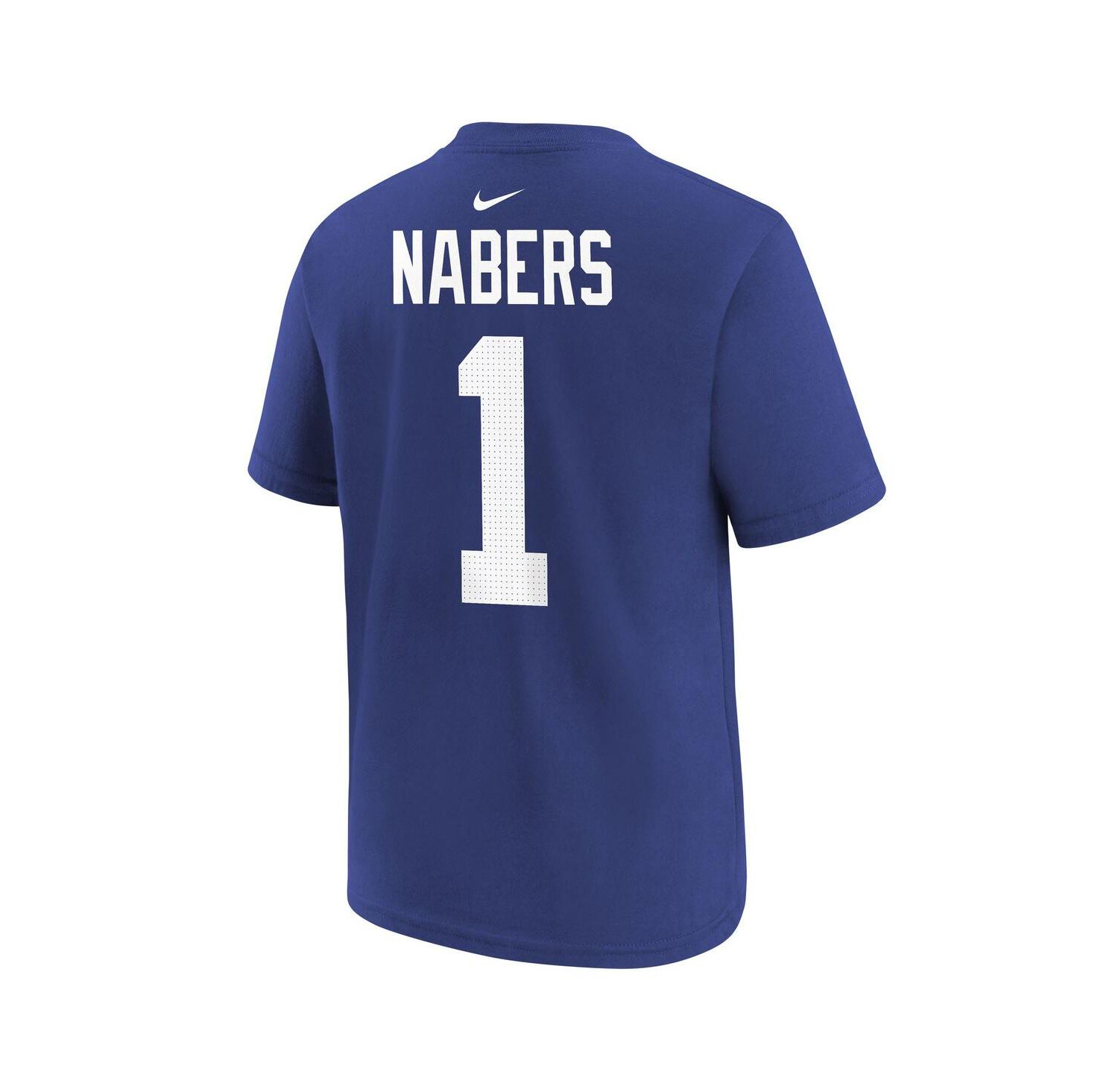 Men's Malik Nabers Royal New York Giants Player Name & Number T-Shirt