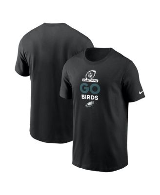 Nike - Men's Black Philadelphia Eagles 2024 NFL Playoffs T-Shirt