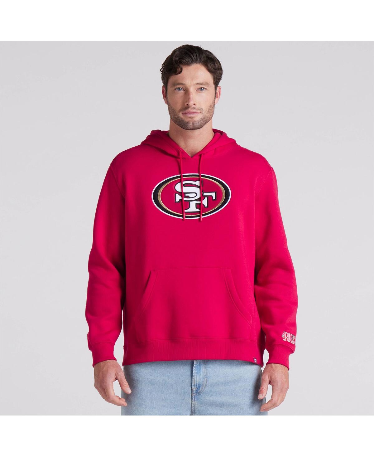 Fanatics Men's Scarlet San Francisco 49ers Legacy Fleece Pullover Hoodie In Scarlet
