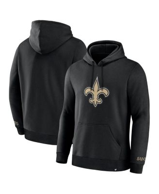 Fanatics - Men's Black New Orleans Saints Legacy Fleece Pullover Hoodie