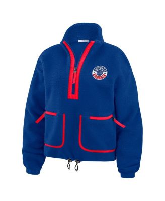 Royal Buffalo Bills Polar Fleece Half-Zip Jacket