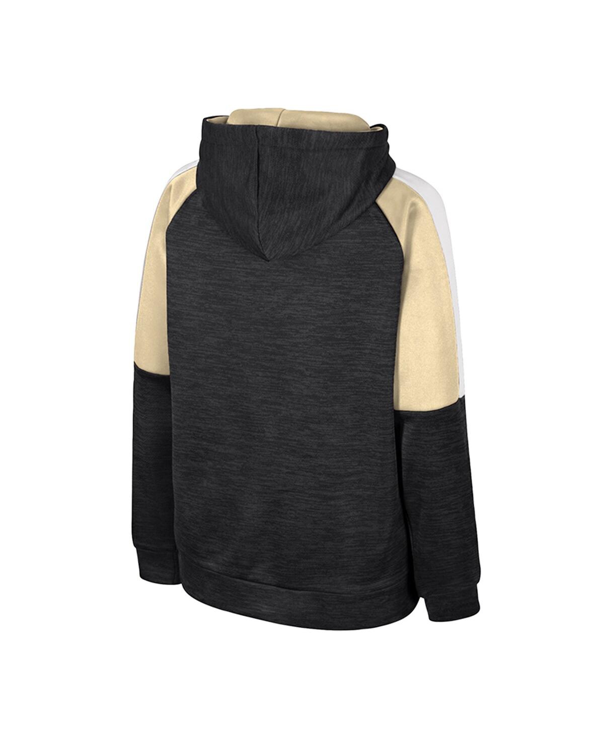 Colosseum Big Boys And Girls Black Purdue Boilermakers Pullover Hoodie In Black