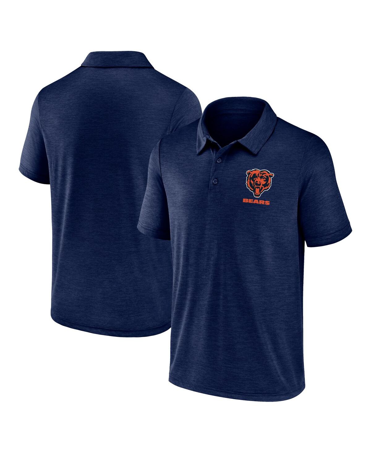 Fanatics Men's Navy Chicago Bears Making Waves Polo In Navy