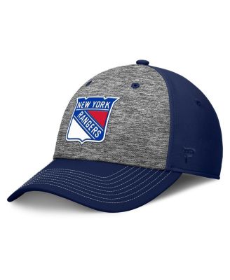 Fanatics - Men's Gray/Navy New York Rangers Fundamental Top Shelf 2-Tone Flex Hat