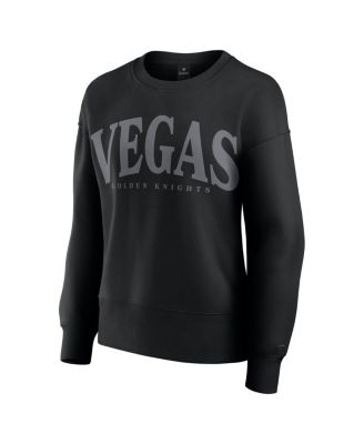 Women's Black Vegas Golden Knights Elements Flow Pullover Sweatshirt