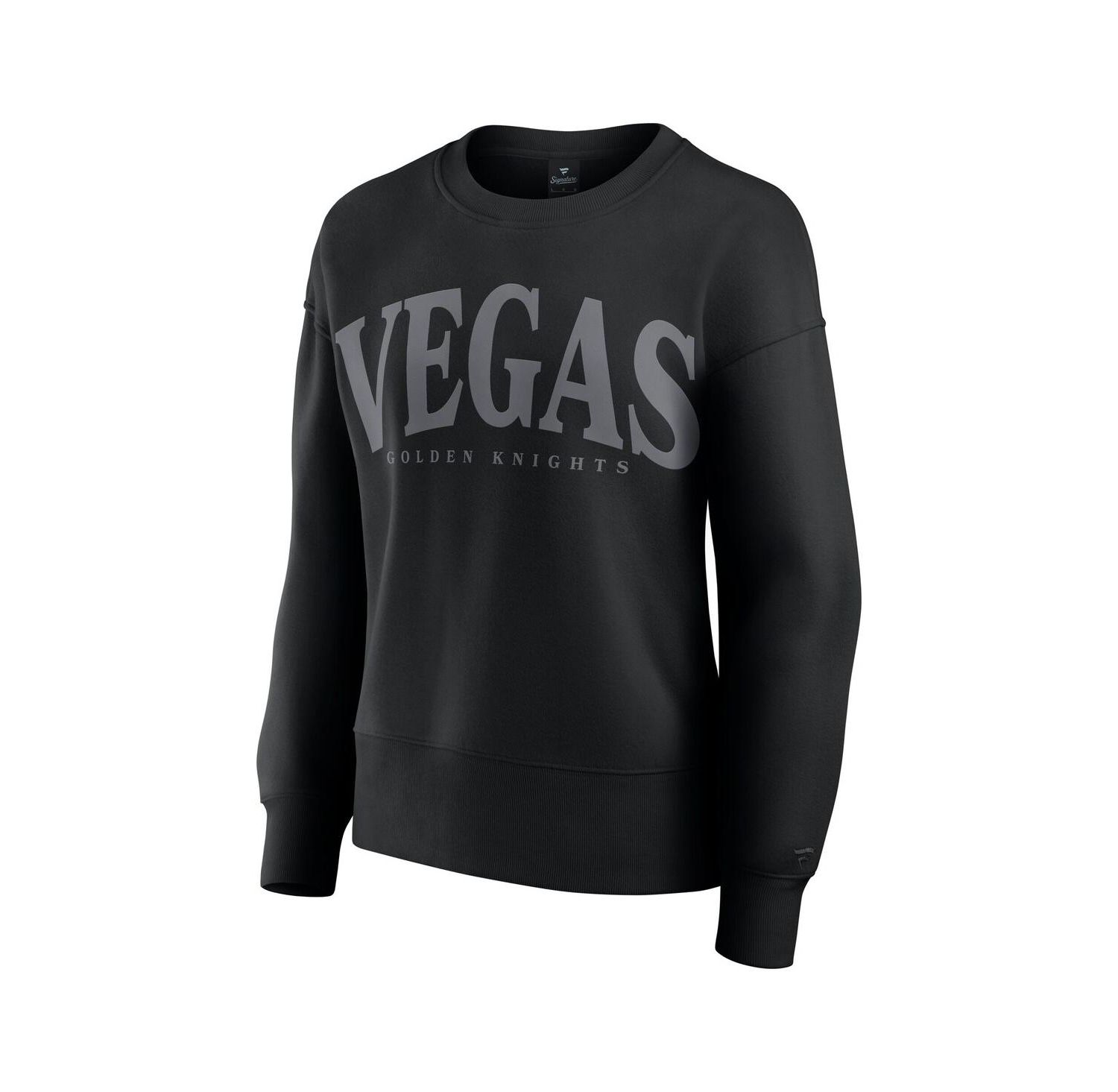 Women's Black Vegas Golden Knights Elements Flow Pullover Sweatshirt