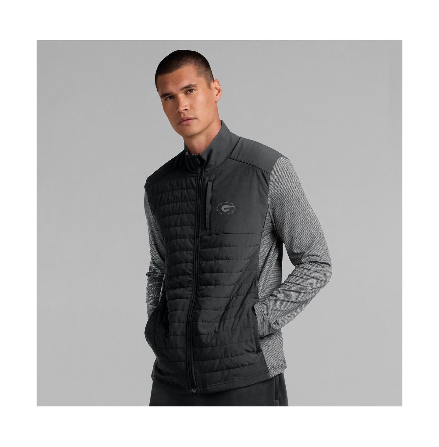 Мужская куртка Fanatics Black Georgia Bulldogs Tonal Primary Logo Full-Zip — фото 5