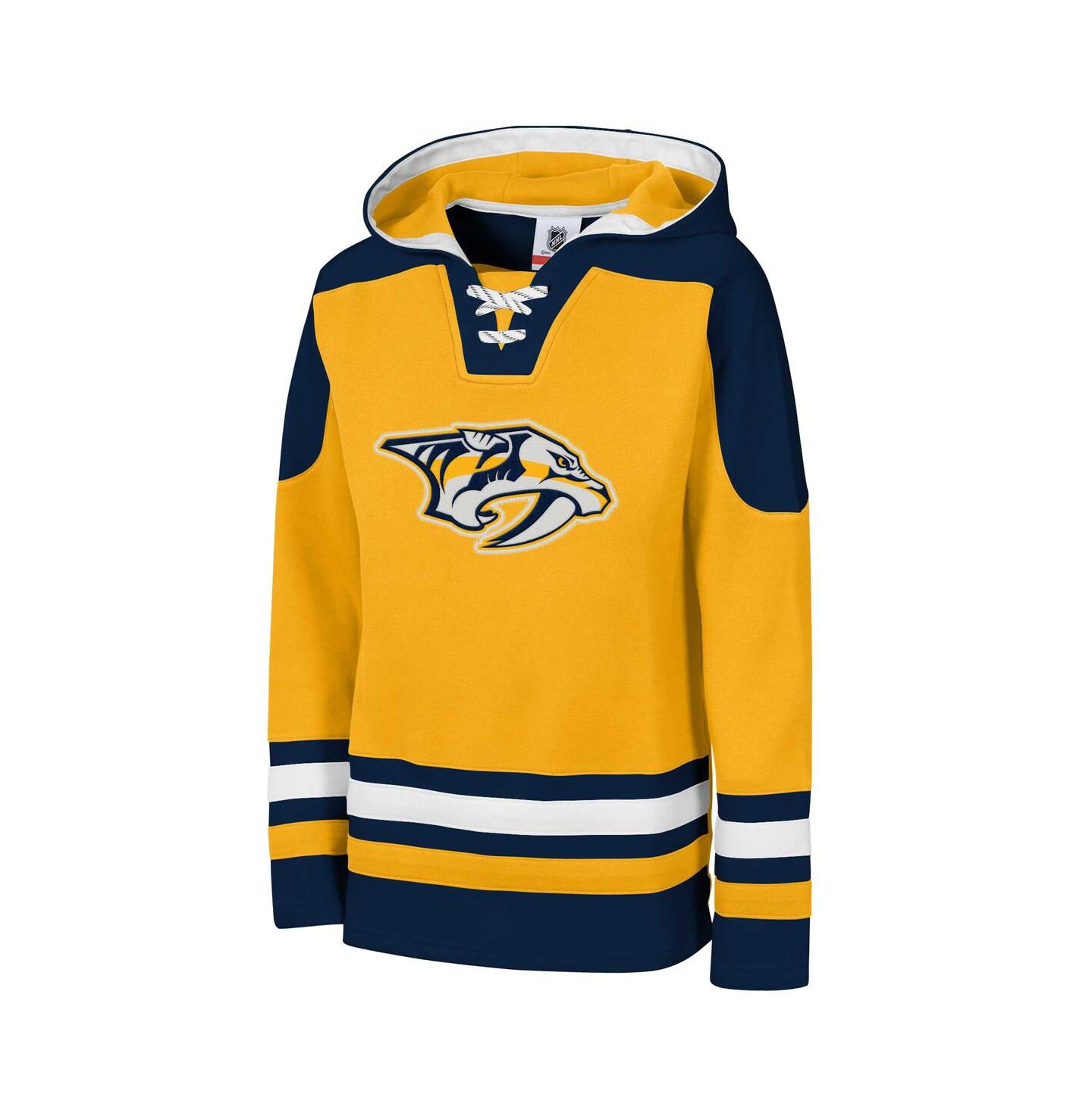 Детское худи Outerstuff Gold Nashville Predators Must Have Home V-Neck Pullover — фото 3