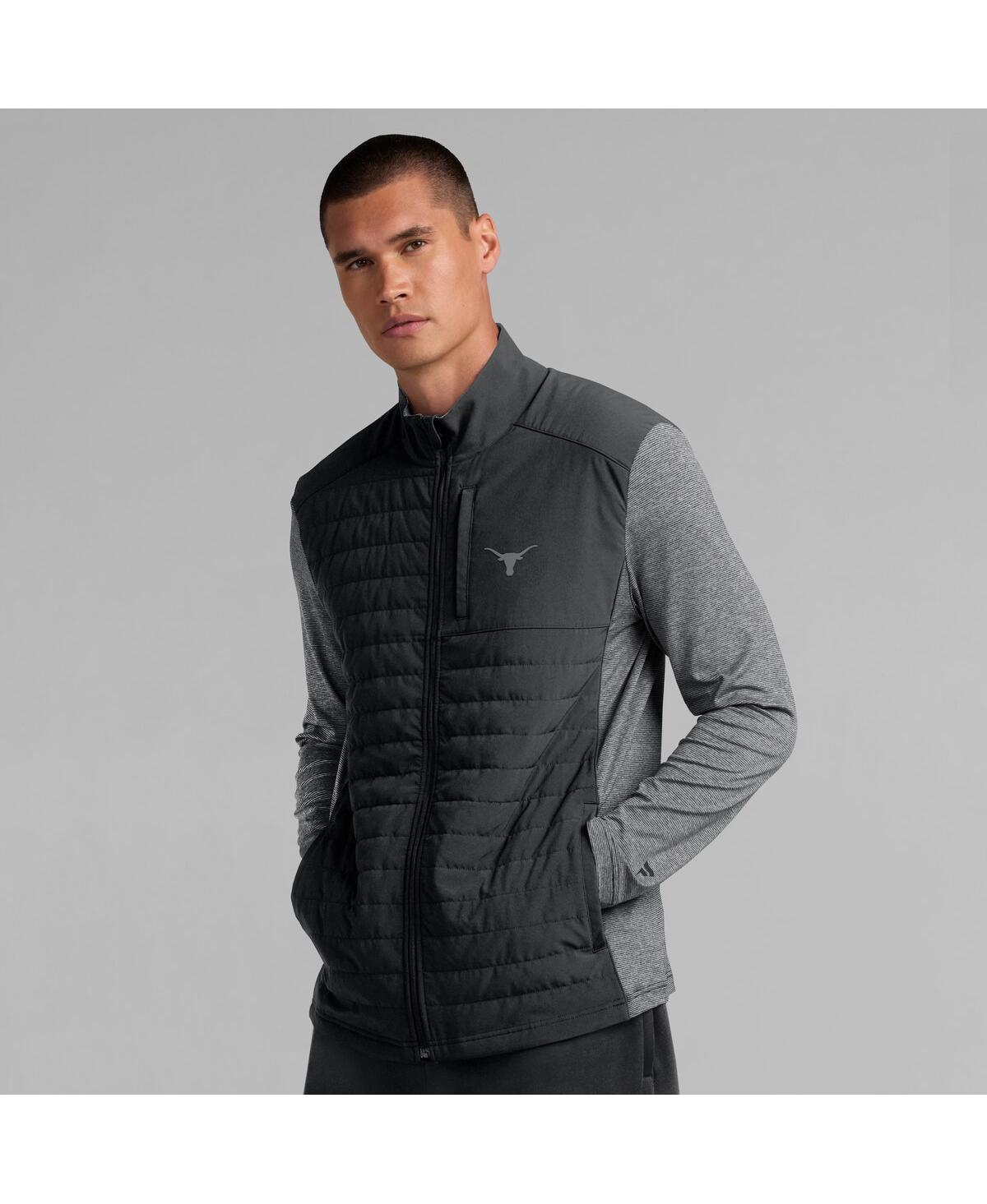 FANATICS MEN'S BLACK TEXAS LONGHORNS TONAL PRIMARY LOGO FULL-ZIP JACKET 
