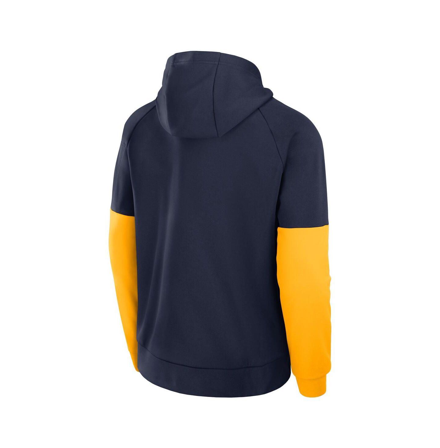 Мужское худи Nike Navy West Virginia Mountaineers Fitness Performance Pullover — фото 3