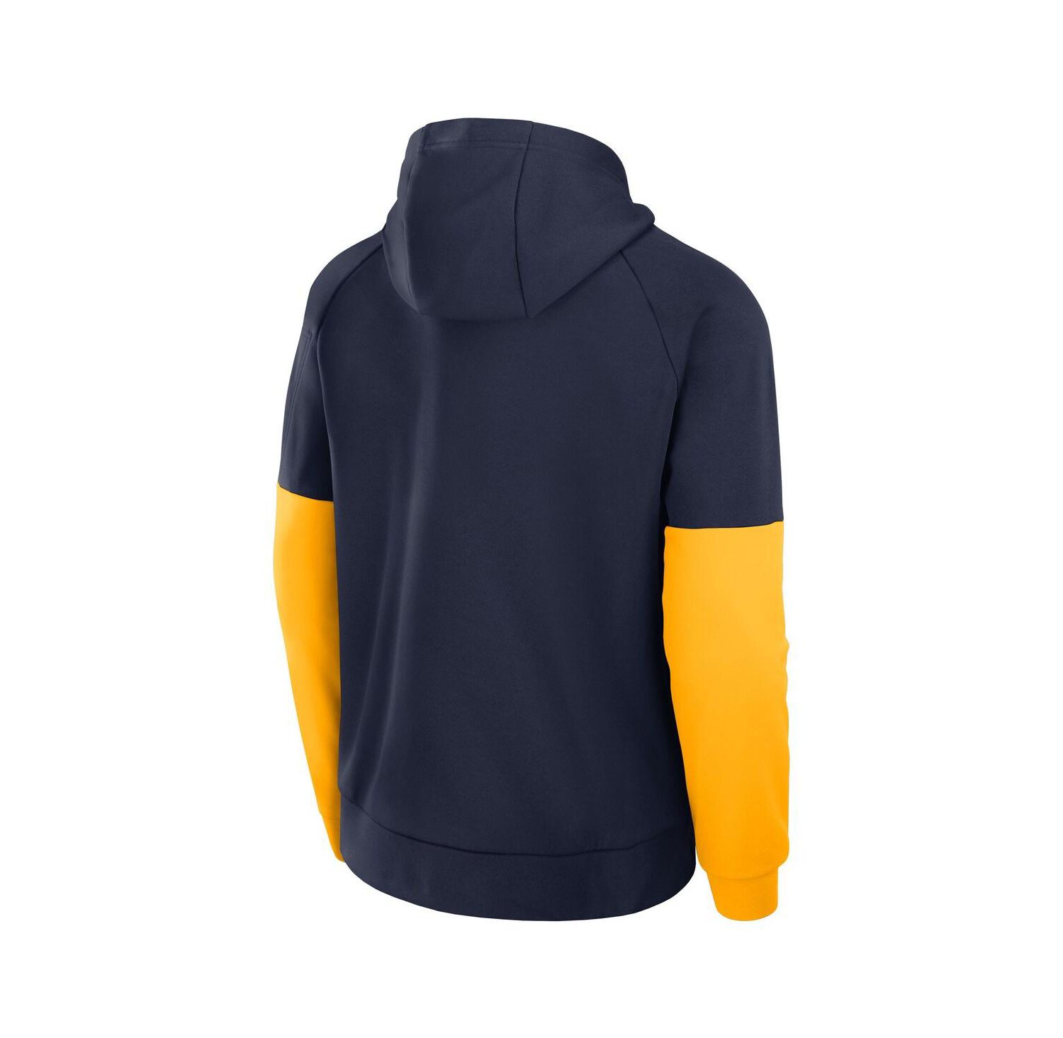 Men's Navy West Virginia Mountaineers Fitness Performance Pullover Hoodie