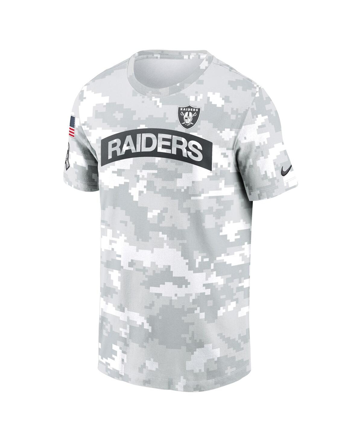 Nike Men's White Las Vegas Raiders 2024 Salute To Service Big Tall Performance T-shirt In White