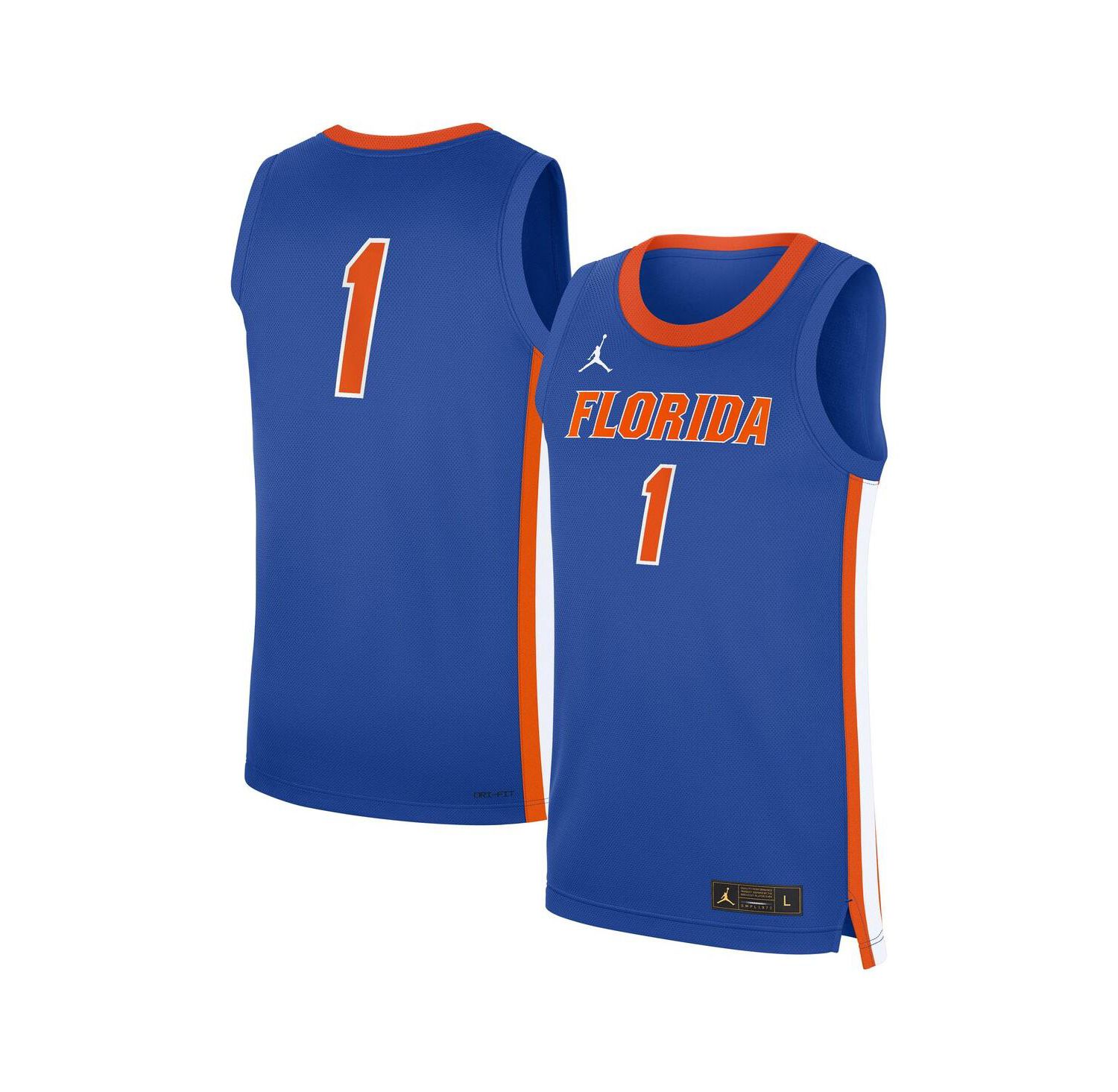 Men's Royal Florida Gators Road Replica Basketball Jersey