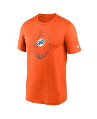 Men's Orange Miami Dolphins Primetime Legend Icon Performance T-Shirt