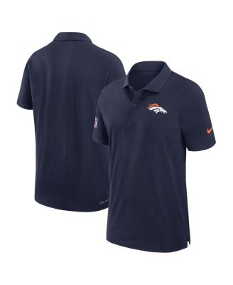 Nike - Men's Navy Denver Broncos 2024/25 Sideline Performance Polo