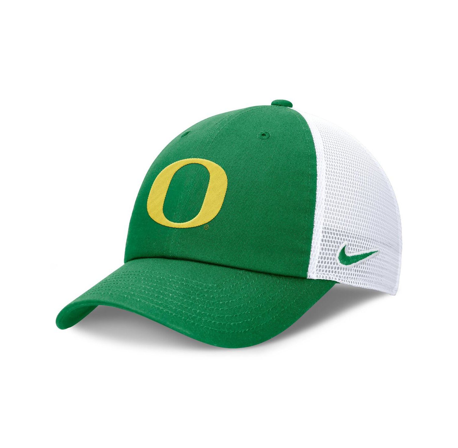 Men's Green/White Oregon Ducks Club Trucker Adjustable Hat