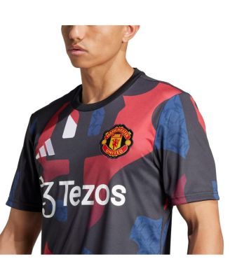 Men's Black Manchester United 2024/25 Pre-Match Jersey