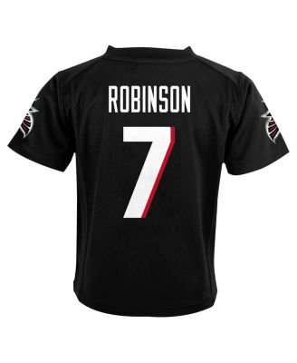 Baby Boys and Girls Bijan Robinson Black Atlanta Falcons Team Player Game Jersey
