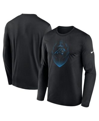 Nike - Men's Black Carolina Panthers Legend Icon Long Sleeve T-Shirt