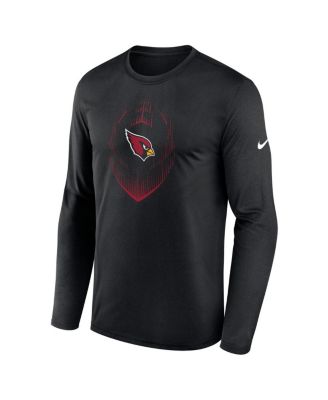 Men's Black Arizona Cardinals Legend Icon Long Sleeve T-Shirt