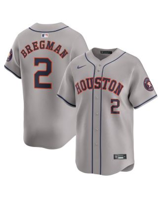 Nike - Men's Alex Bregman Gray Houston Astros Away Limited Player Jersey