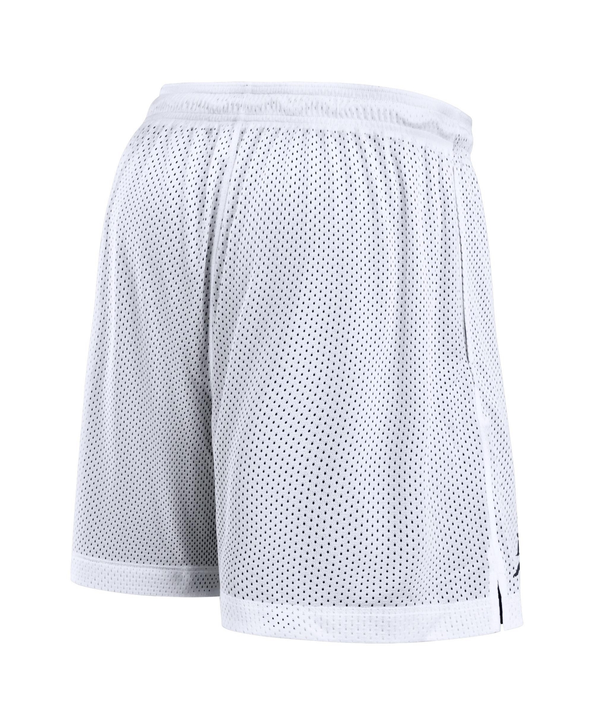 JORDAN MEN'S WHITE/NAVY MICHIGAN WOLVERINES PRIMETIME REVERSIBLE SHORTS 