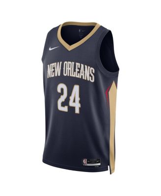 Men's and Women's Hawkins Navy New Orleans Pelicans Swingman Jersey - Icon Edition