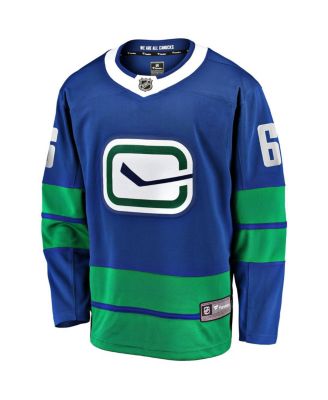 Men's Brock Boeser Blue Vancouver Canucks Premier Breakaway Player Jersey