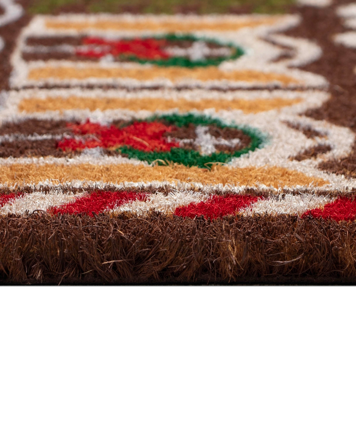 Liora Manne' Natura Gingerbread House Welcome 1'6"x2'6" Area Rug