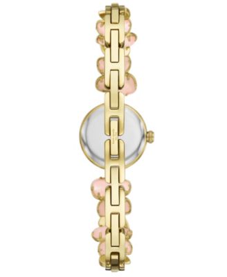 Women's Monroe Three-Hand Gold-Tone Stainless Steel Watch, 20mm