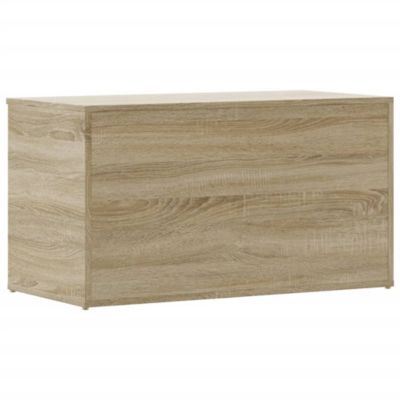 Storage Chest Sonoma Oak 33.1"x16.5"x18.1" Engineered Wood