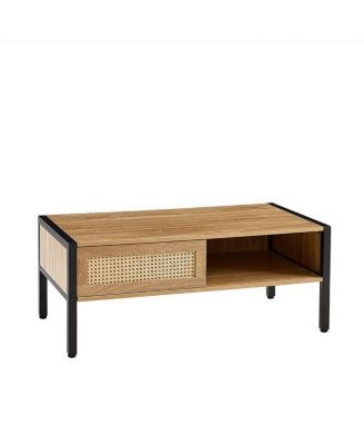 Slickblue Stylish Rattan Coffee Table for a Chic and Durable Living ...