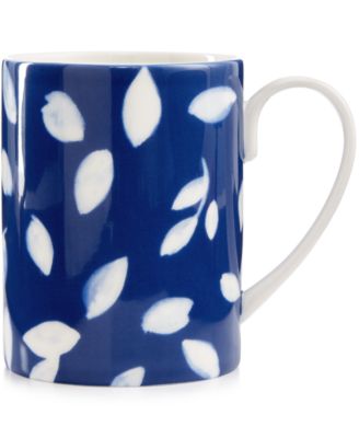Martha Stewart Collection - Stockholm Dinnerware Collection Porcelain Blue Mug