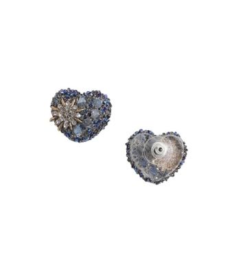 Flora Heart Stud Earrings