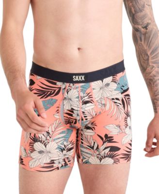 SAXX - Men's Vibe Xtra Slim-Fit Printed Boxer Briefs