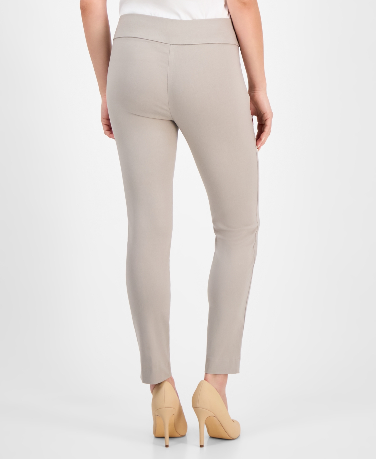 Inc International Concepts Mid-rise Petite Tummy-control Skinny Pants, Petite & Petite Short, Created For Macy's