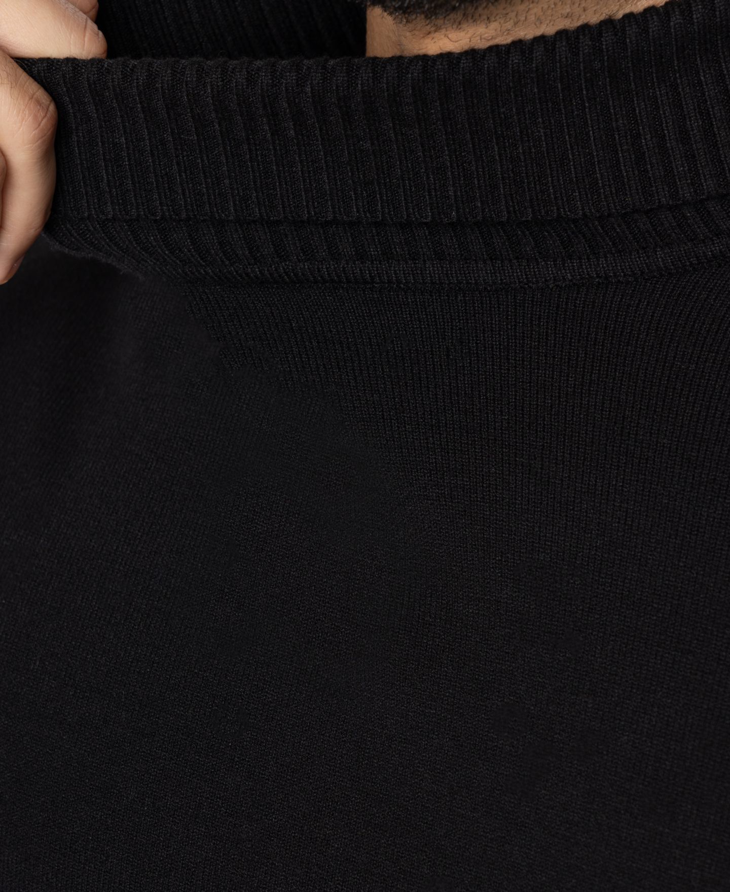 Мужской свитер XRAY Turtleneck, цвет: Чёрный — фото 15