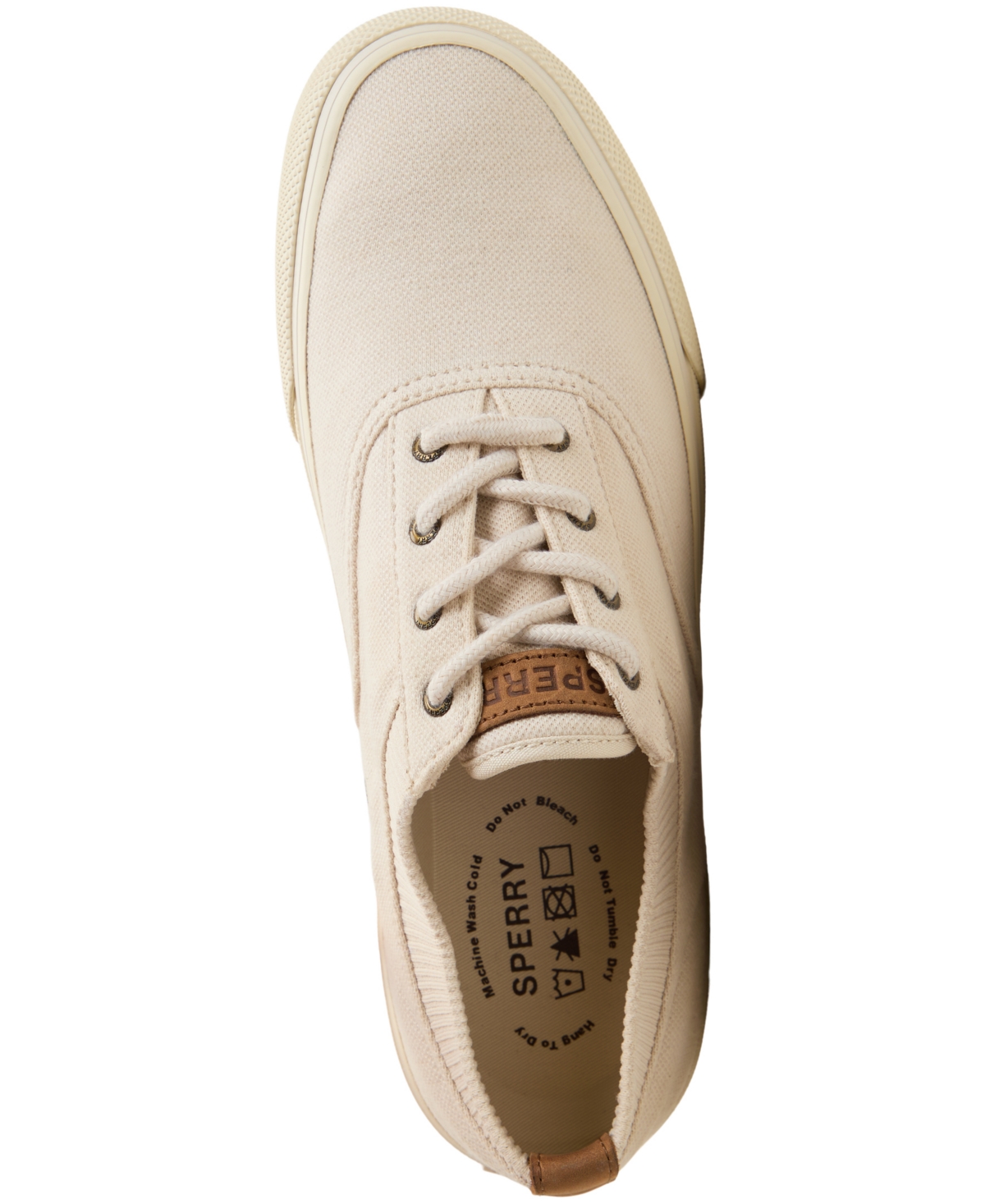 Sperry Men's Striper Ii Cvo Sneaker In Knit Bone