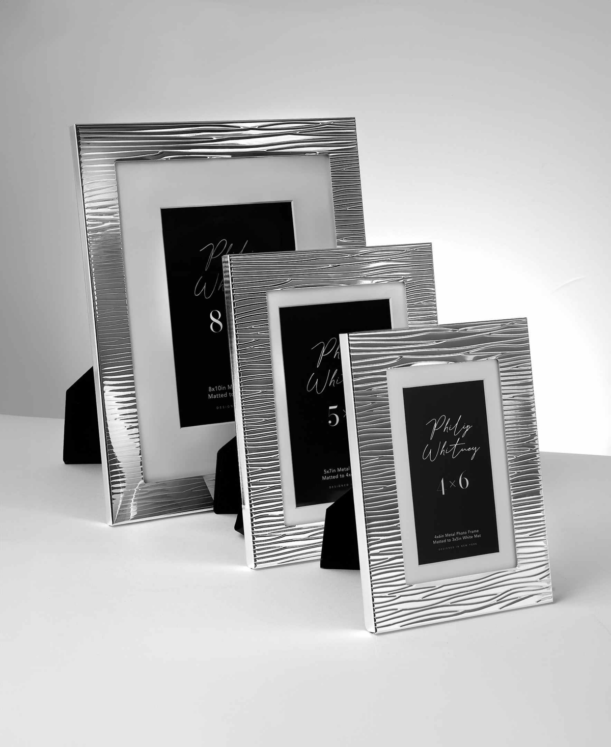 Philip Whitney Julie Metal Picture Frame, 8" X 10" In Silver