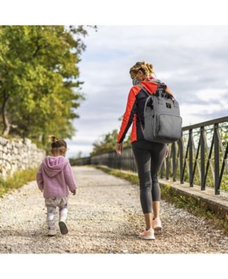 Wide Open Frame Diaper Bag Backpack
