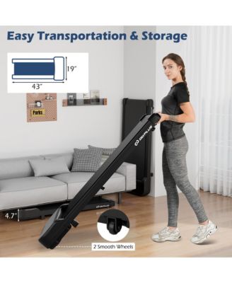 2.5HP Under Desk Treadmill for Home and Office Remote Control LED Display