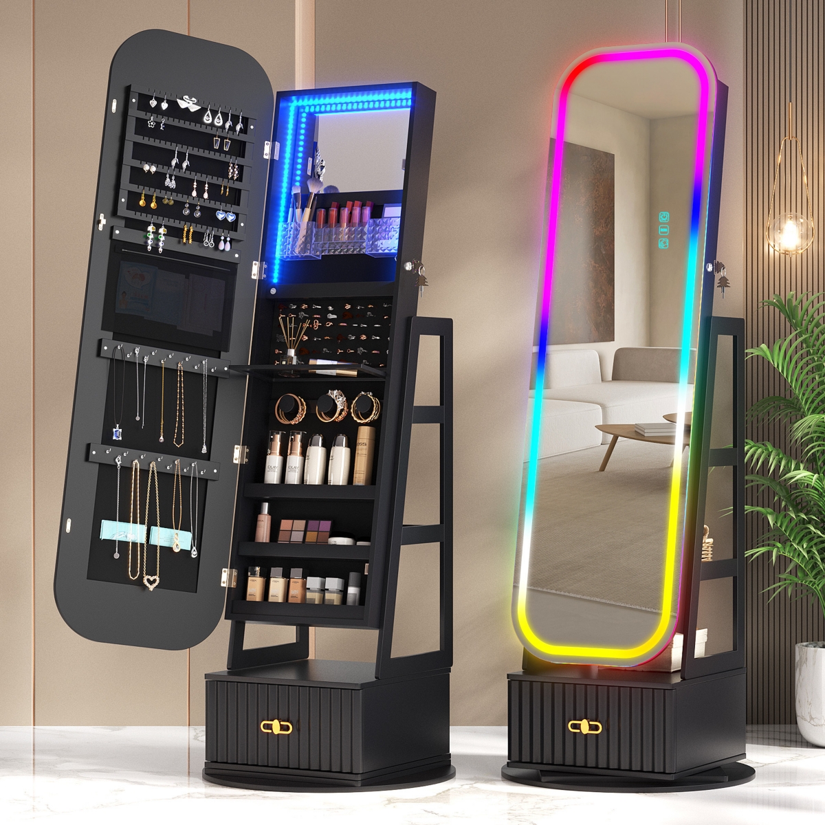 Vlsrka Color Block Full Length Mirror